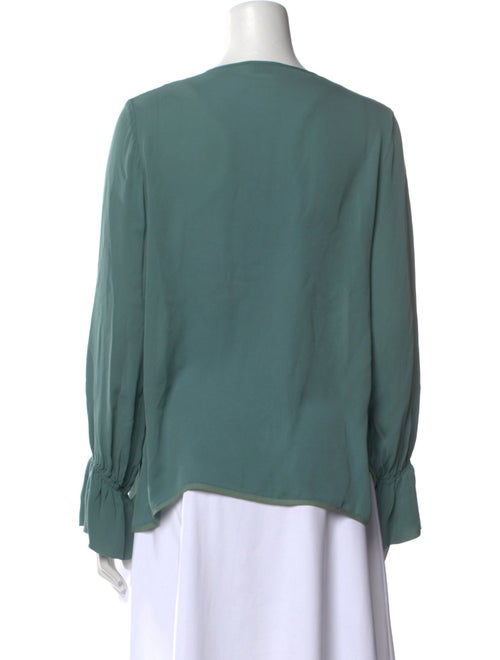 Etro Silk V-Neck Blouse