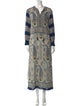 Etro Paisley Print Long Dress