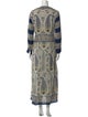 Etro Paisley Print Long Dress