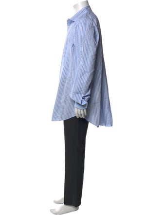 Etro Striped Long Sleeve Dress Shirt