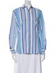 Etro Striped Long Sleeve Button-Up Top