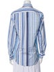 Etro Striped Long Sleeve Button-Up Top