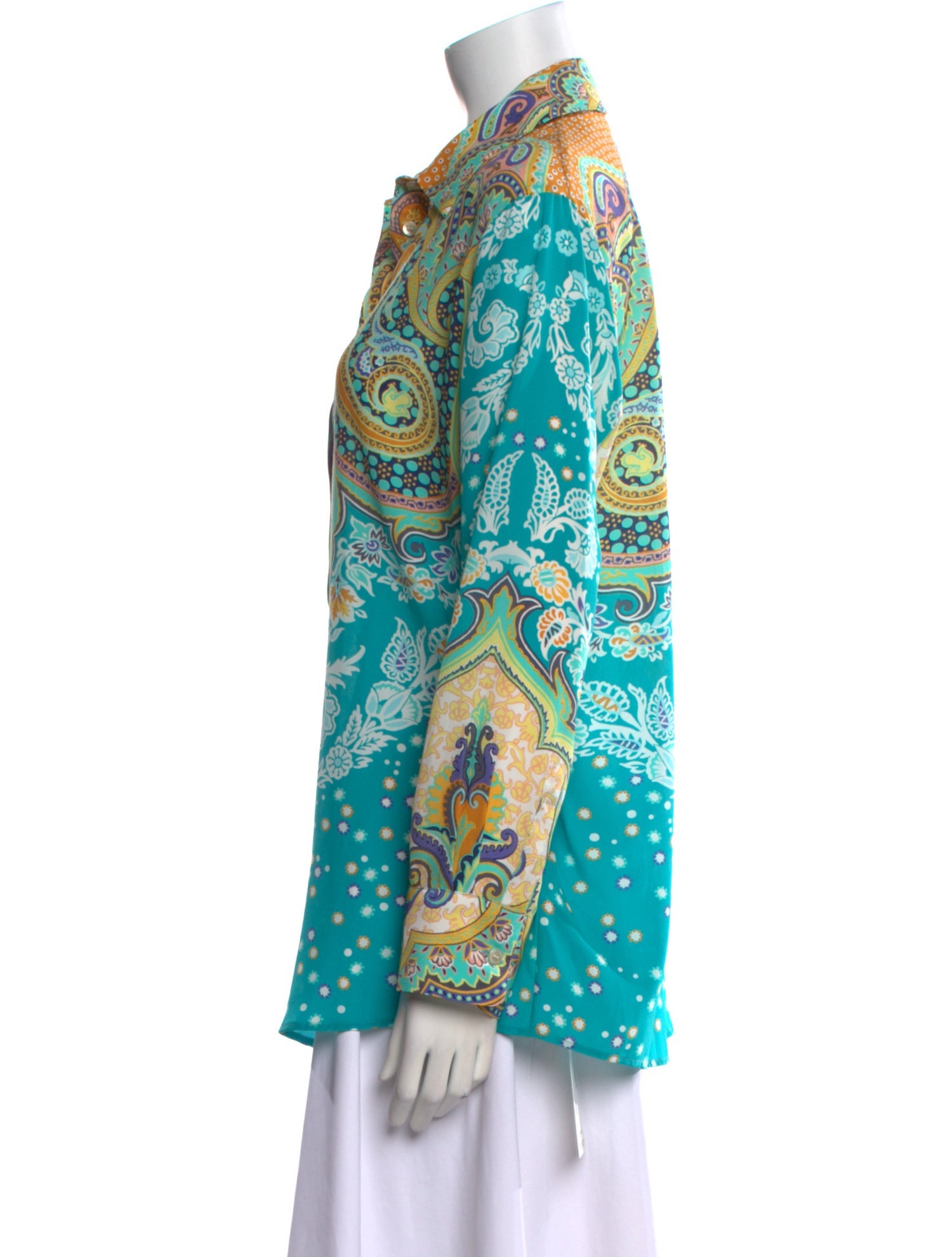 Etro Silk Paisley Print Tunic
