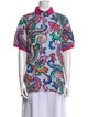 Etro Printed Short Sleeve Polo