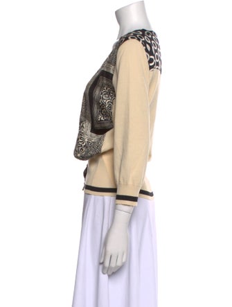 Etro Printed V-Neck Sweater