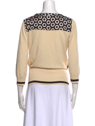 Etro Printed V-Neck Sweater