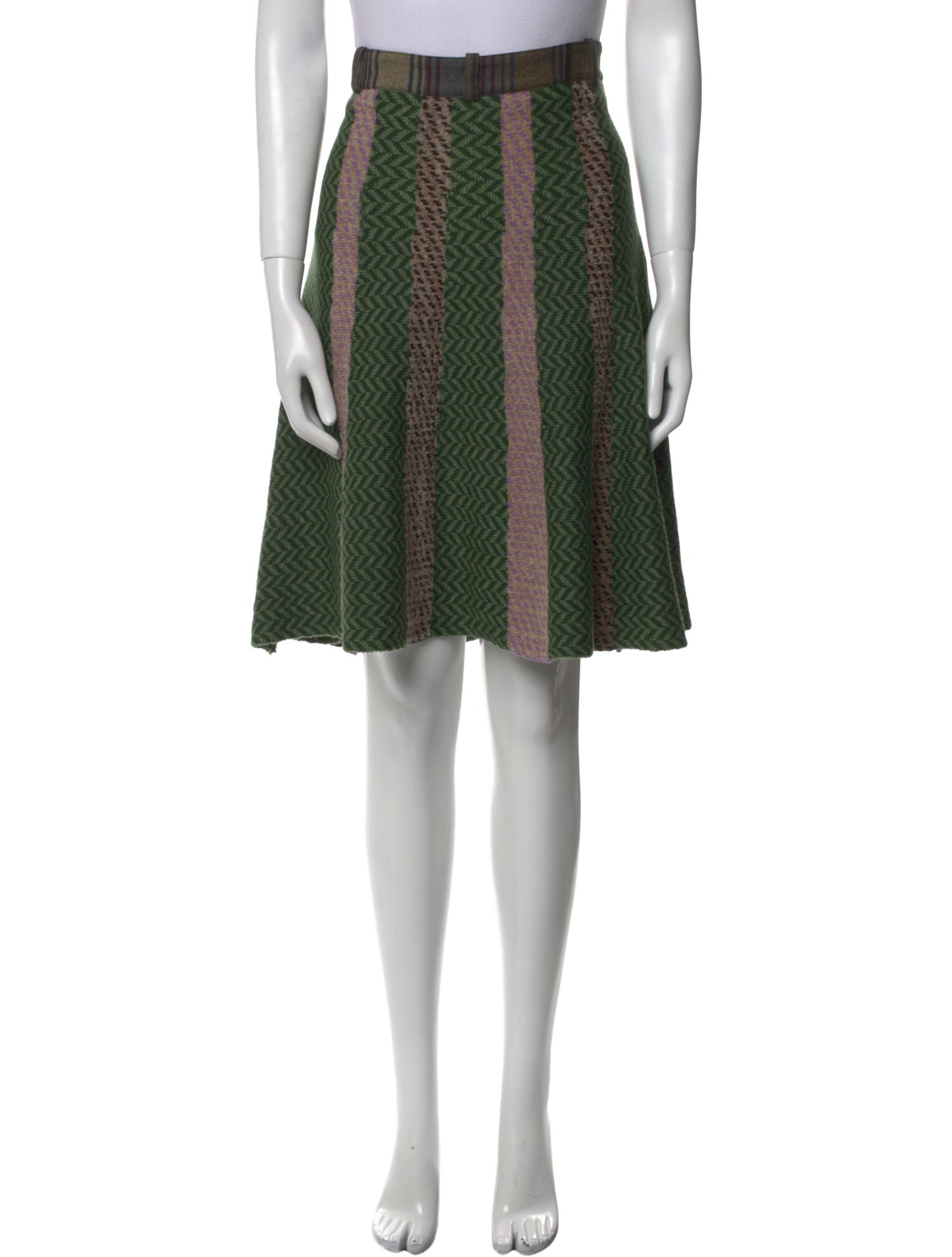 Etro Wool Knee-Length Skirt