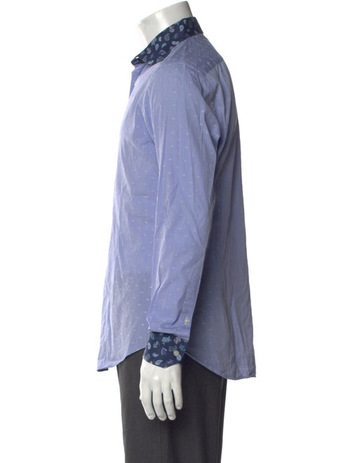 Etro Striped Long Sleeve Dress Shirt