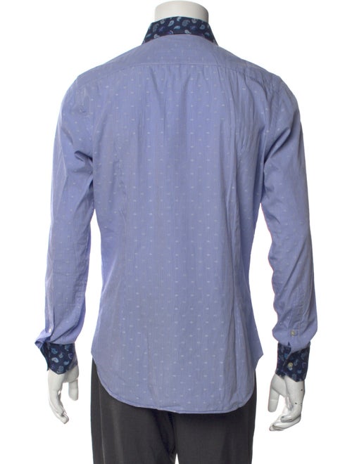 Etro Striped Long Sleeve Dress Shirt