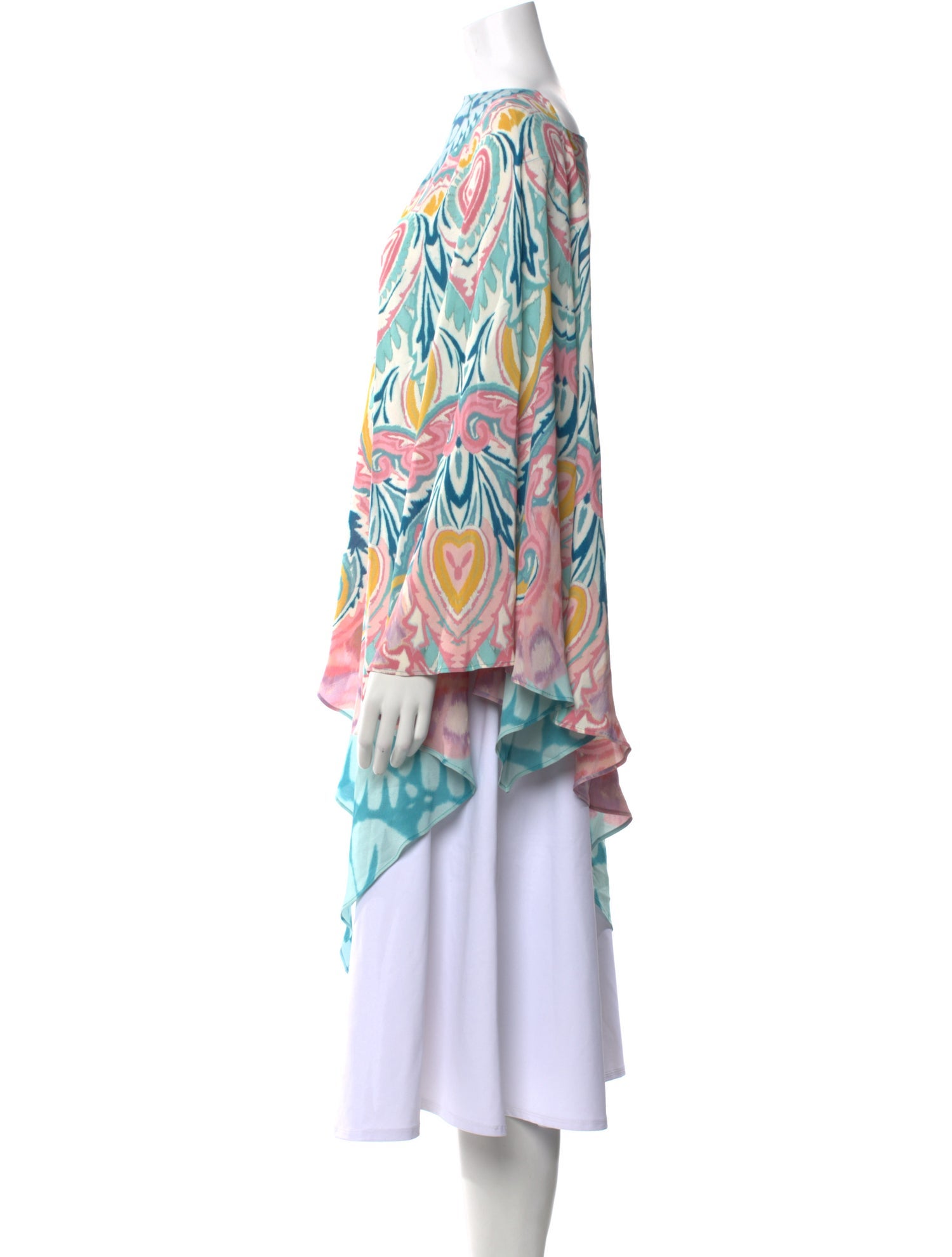 Etro Printed Bateau Neckline Tunic w/ Tags