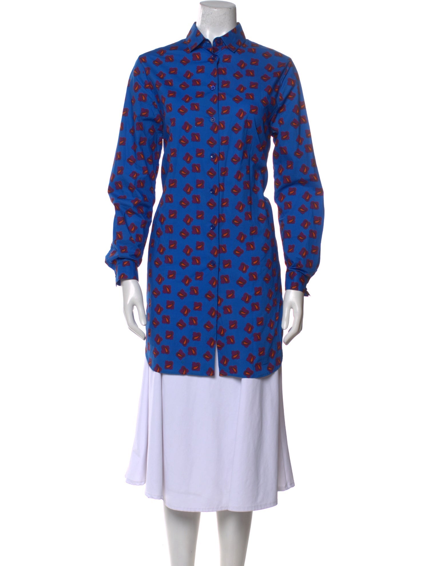 Etro Printed Mock Neck Tunic