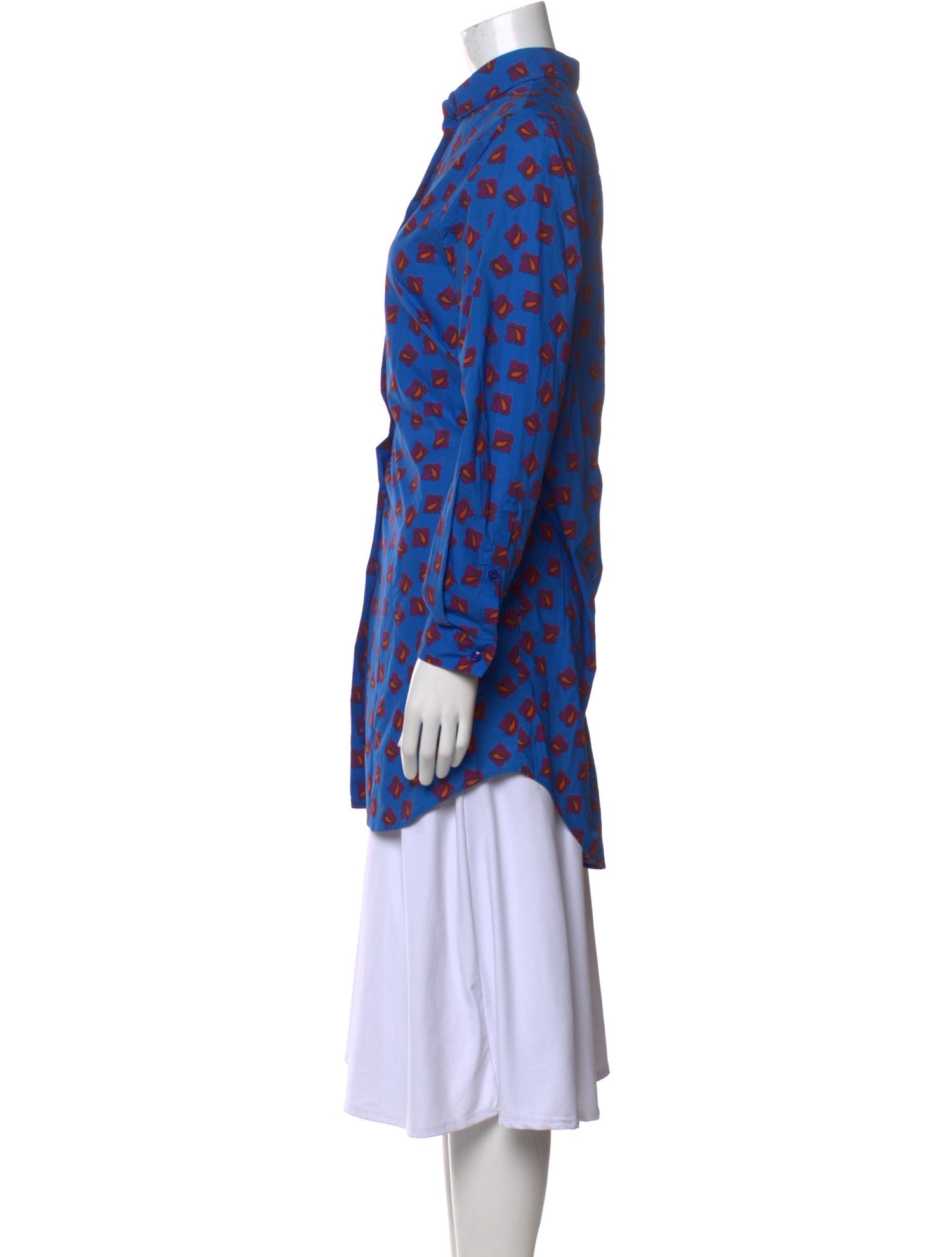 Etro Printed Mock Neck Tunic
