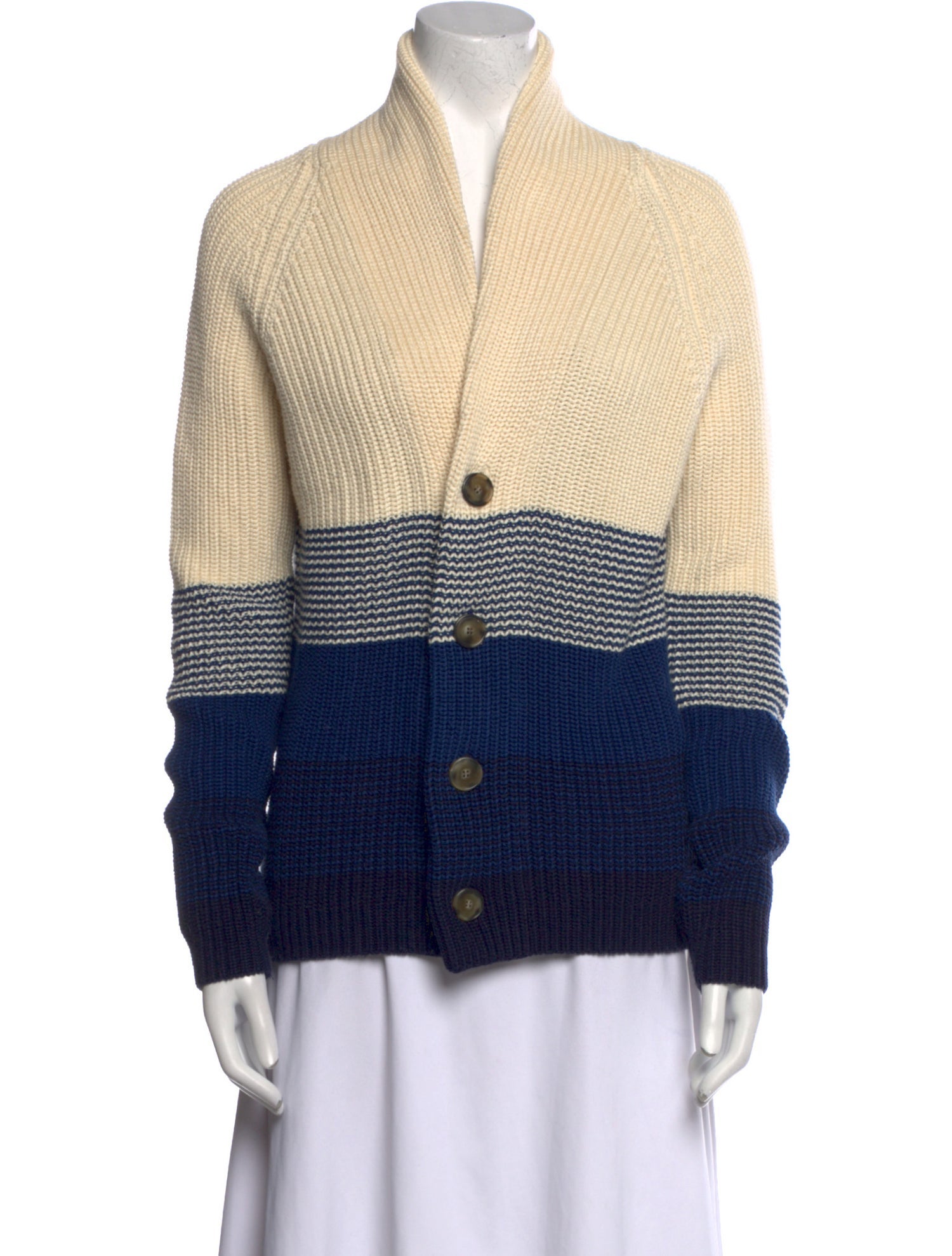 Etro Striped Mock Neck Sweater