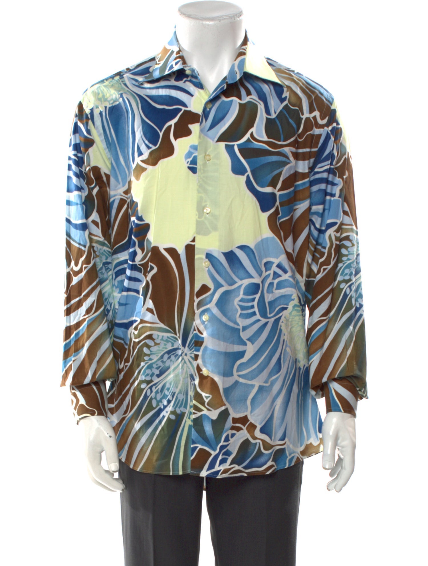 Etro Printed Long Sleeve Shirt