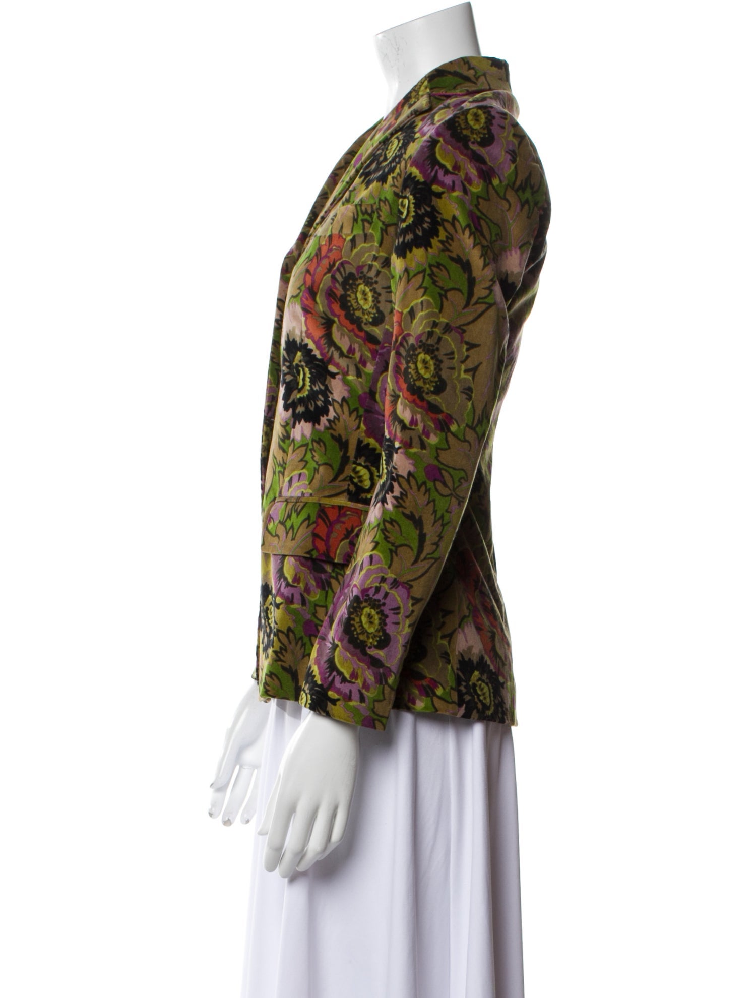 Etro Floral Print Blazer