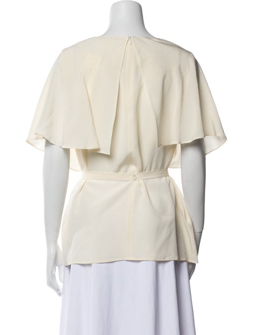 Etro Silk Scoop Neck Blouse