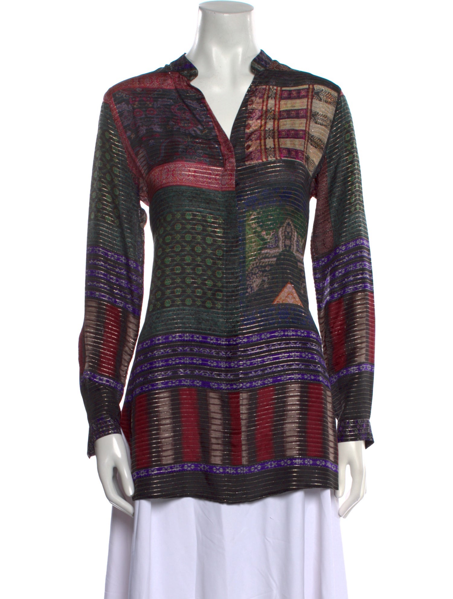 Etro Silk Printed Tunic