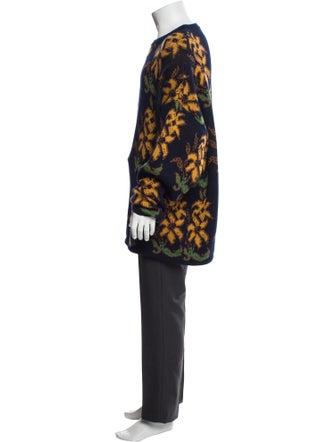 Etro Wool Floral Print Pullover