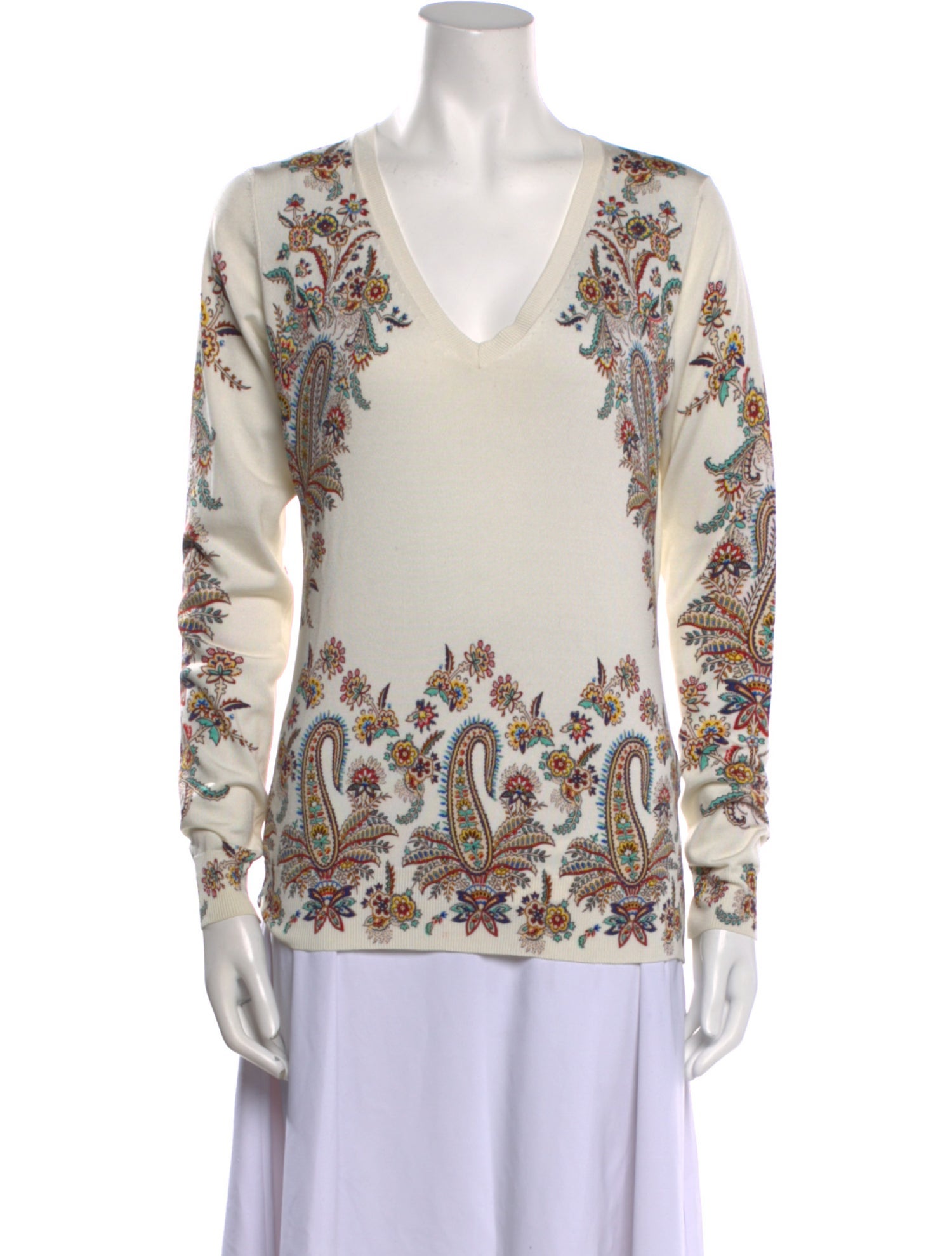 Etro Silk Printed Sweater