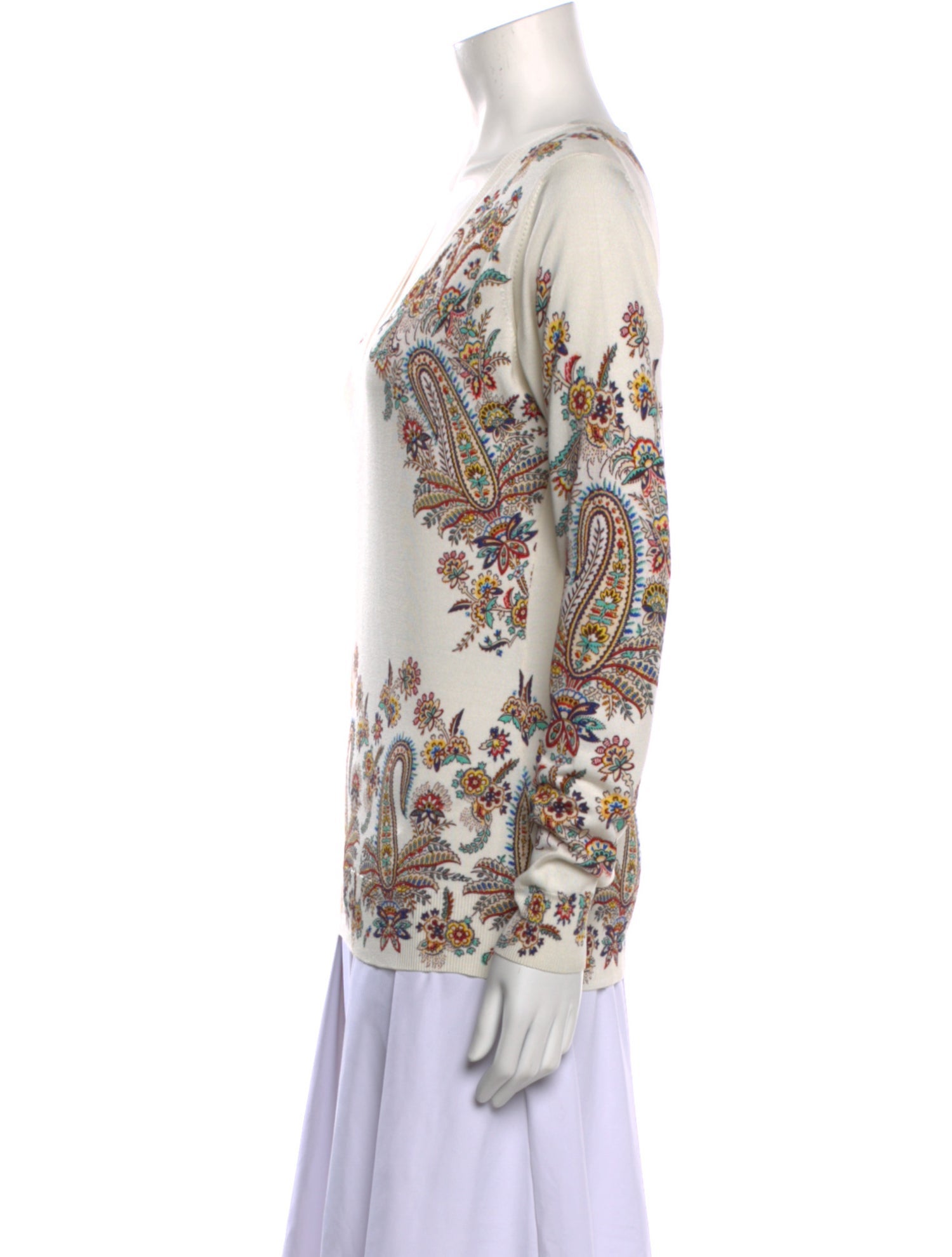Etro Silk Printed Sweater