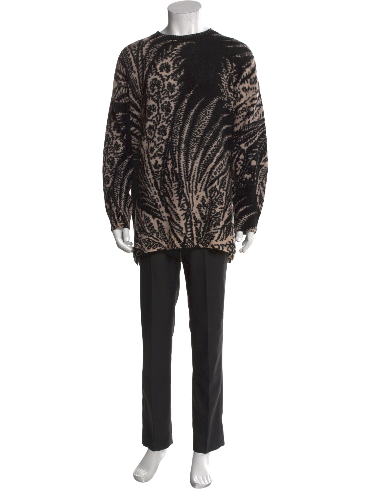 Etro Wool Graphic Print Pullover