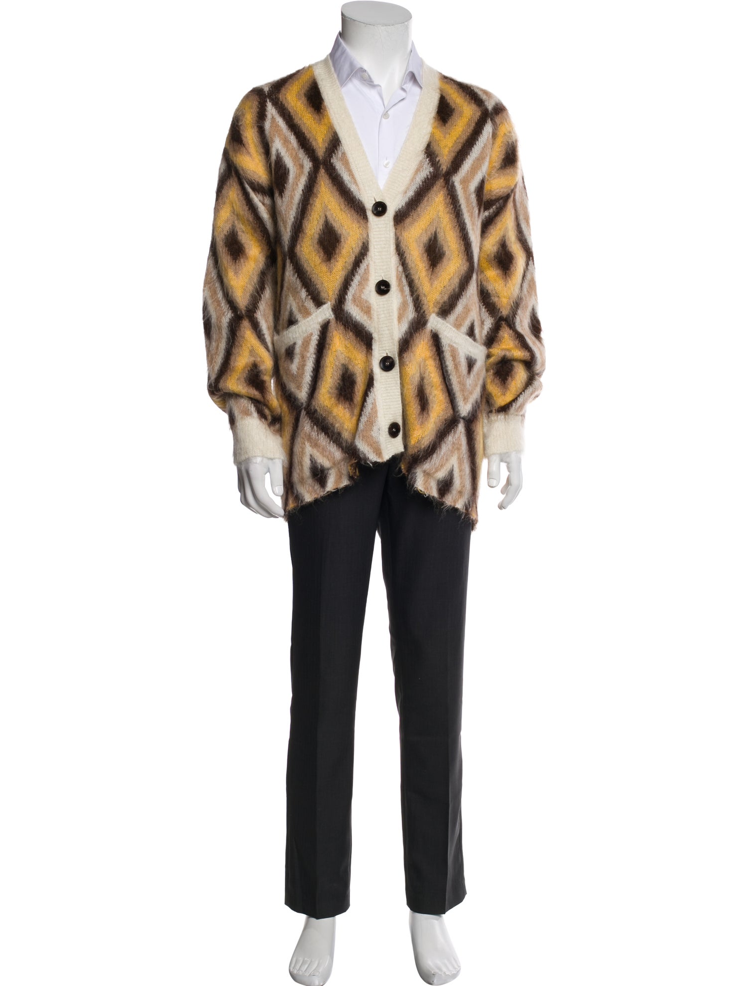 Etro Printed V-Neck Cardigan