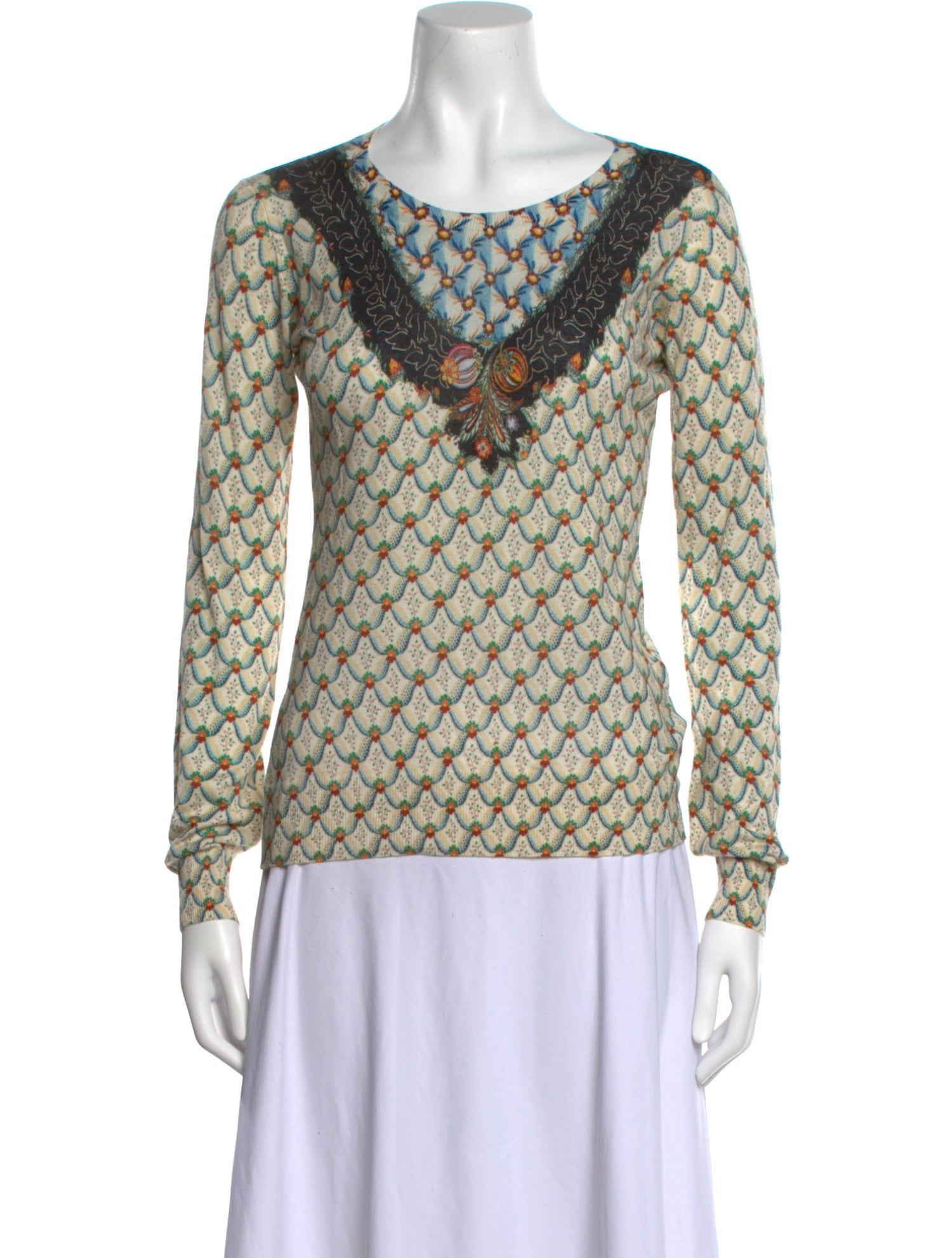 Etro Silk Printed Sweater w/ Tags