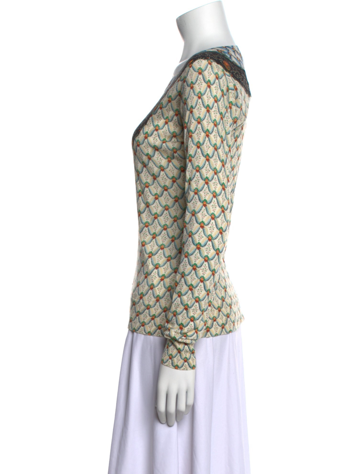 Etro Silk Printed Sweater w/ Tags