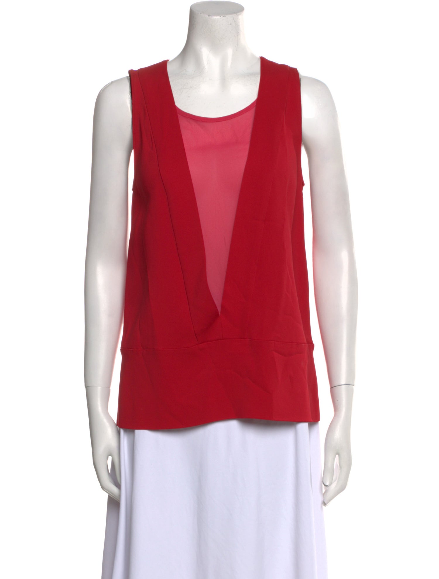 Etro Silk Scoop Neck Top