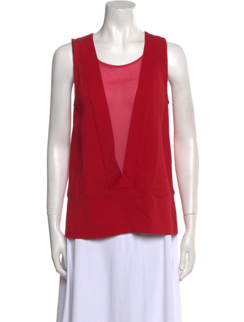 Etro Silk Scoop Neck Top