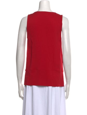 Etro Silk Scoop Neck Top