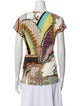 Etro Printed V-Neck Blouse