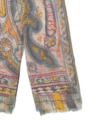 Etro Silk Paisley Print Scarf