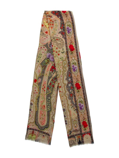 Etro Silk Paisley Print Scarf