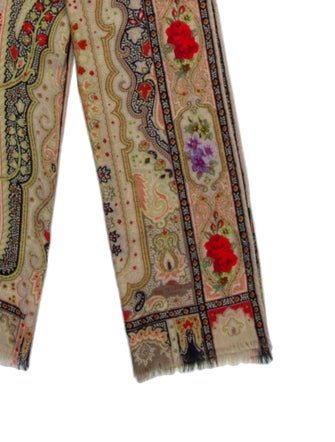 Etro Silk Paisley Print Scarf