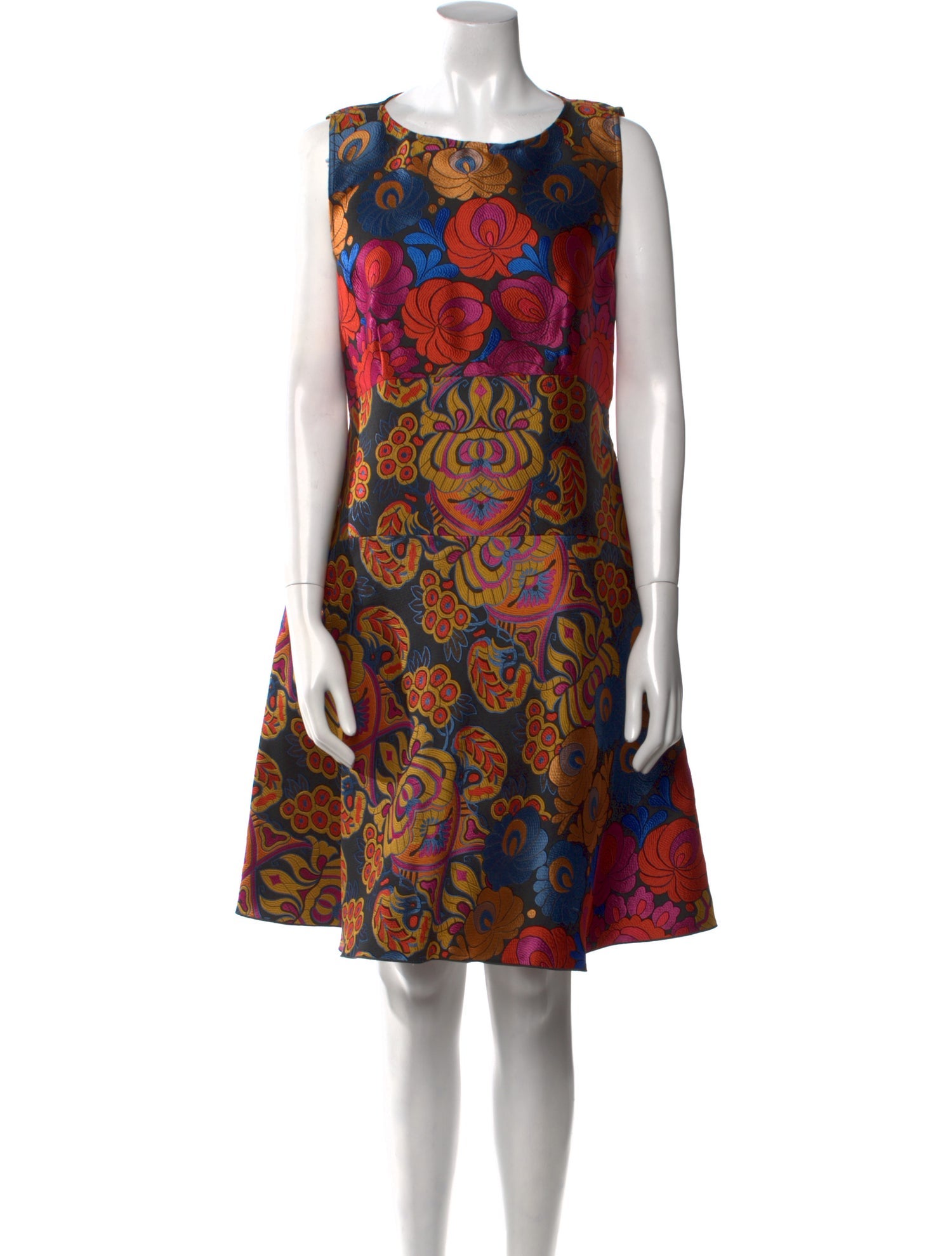 Etro Printed Knee-Length Dress