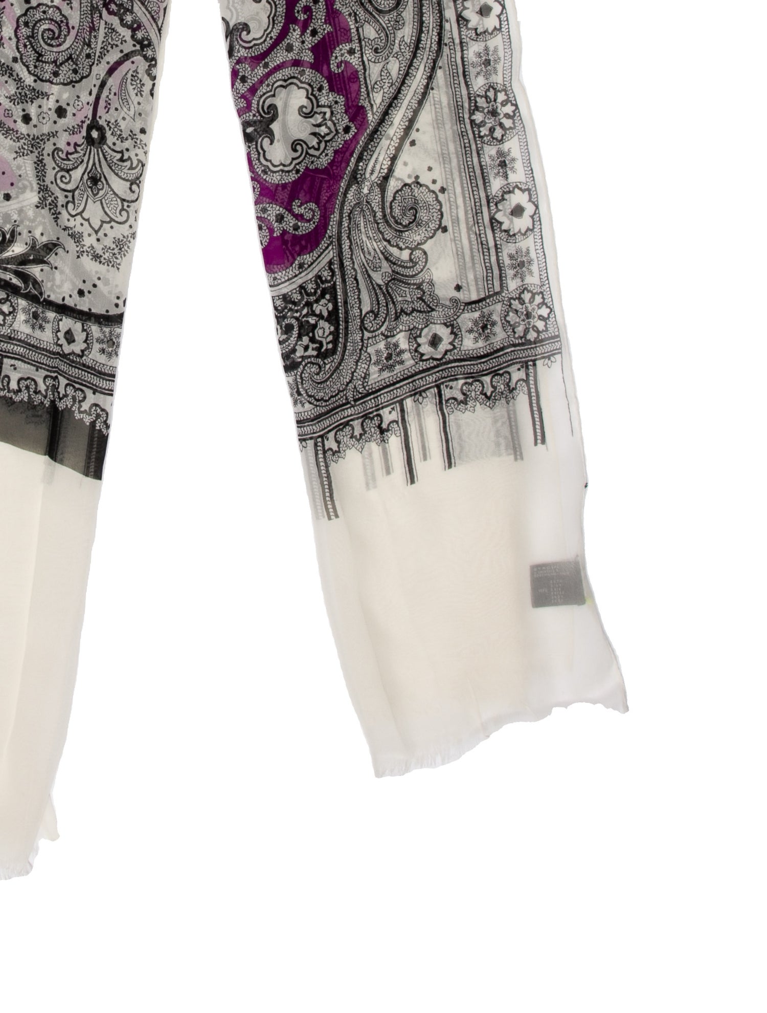 Etro Silk Paisley Print Scarf