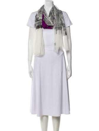 Etro Silk Paisley Print Scarf