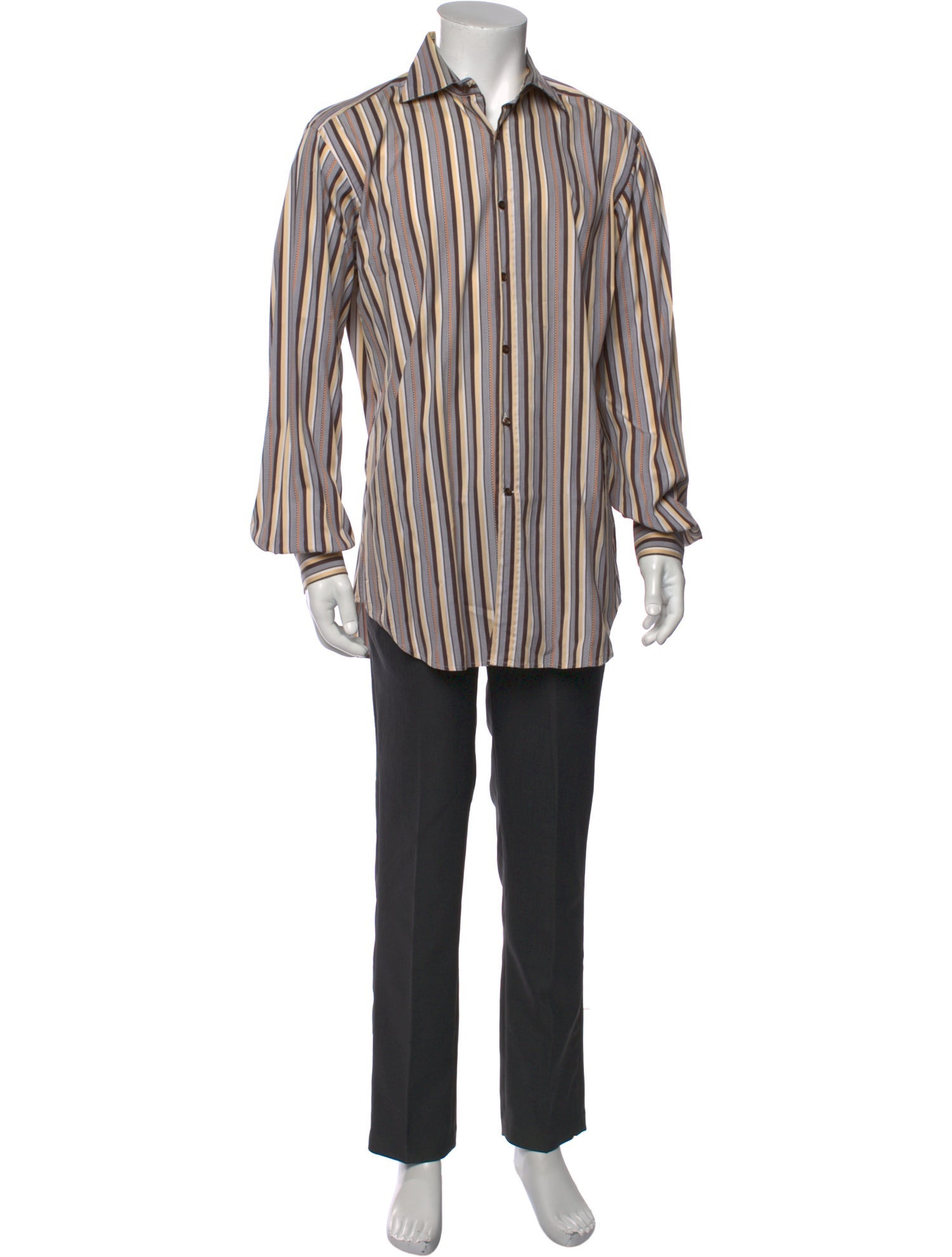 Etro Striped Long Sleeve Shirt
