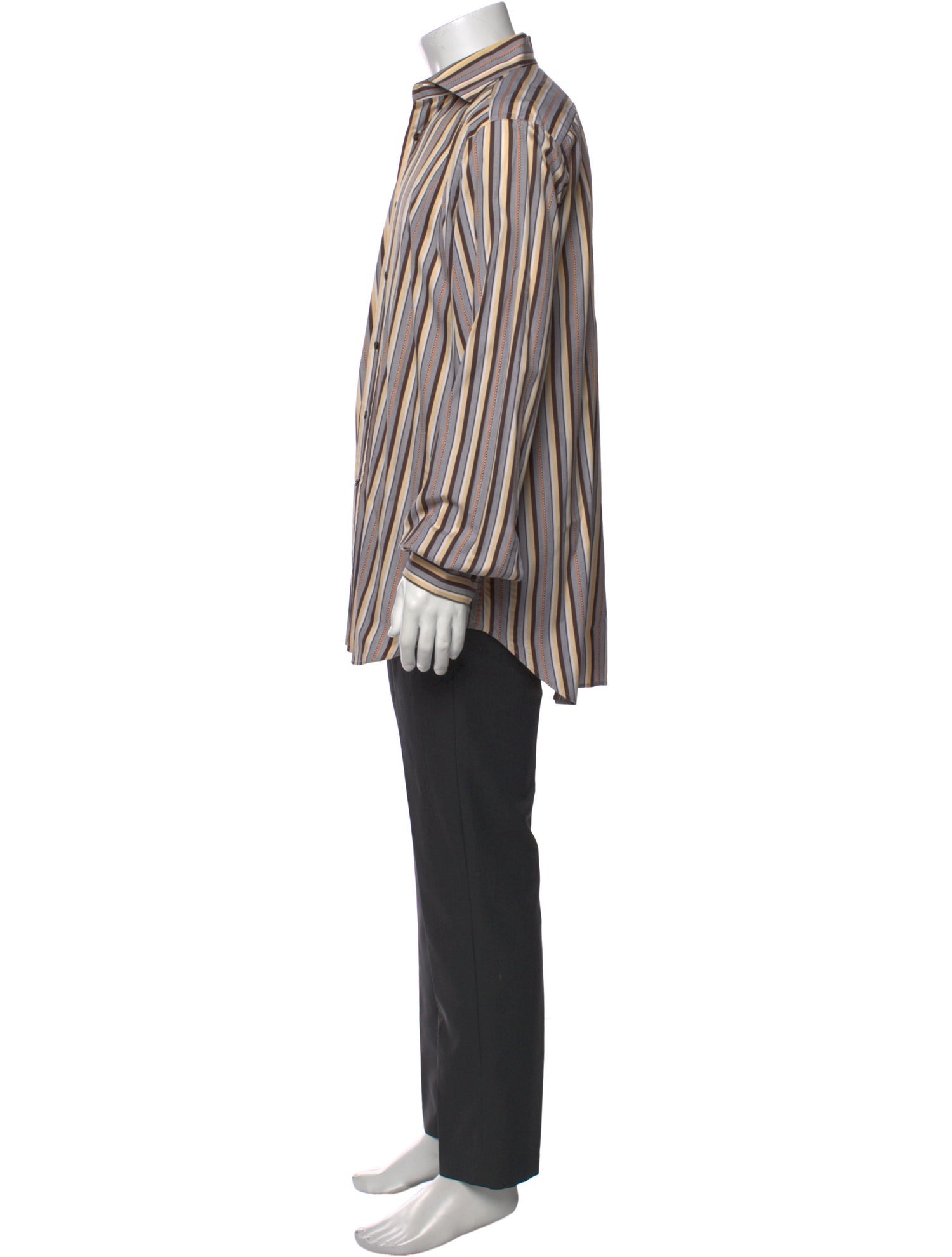 Etro Striped Long Sleeve Shirt