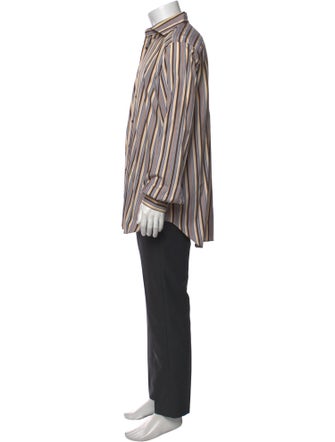 Etro Striped Long Sleeve Shirt