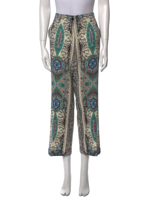 Etro Wool Wide Leg Pants