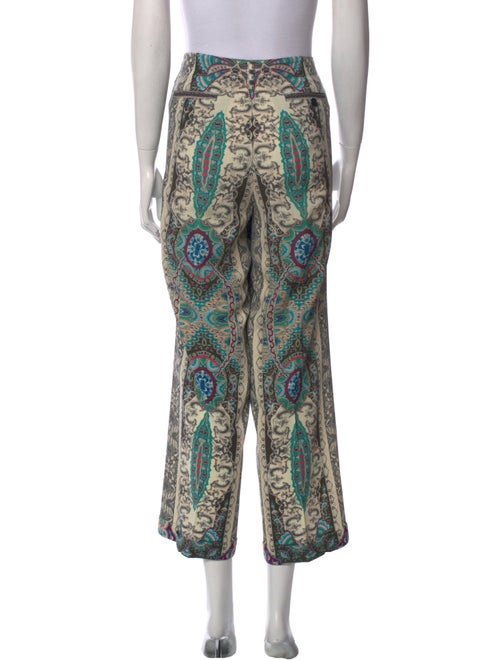 Etro Wool Wide Leg Pants