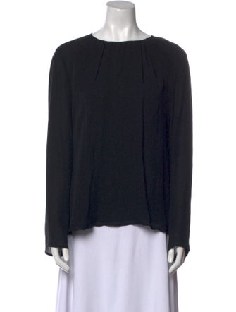 Etro Silk Bateau Neckline Blouse