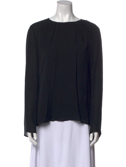 Etro Silk Bateau Neckline Blouse