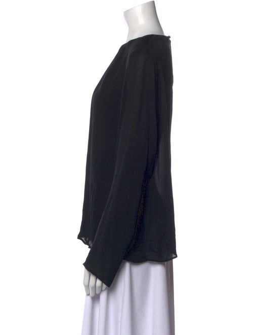 Etro Silk Bateau Neckline Blouse