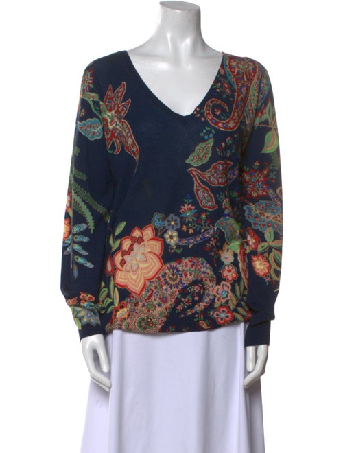 Etro Silk Paisley Print Blouse