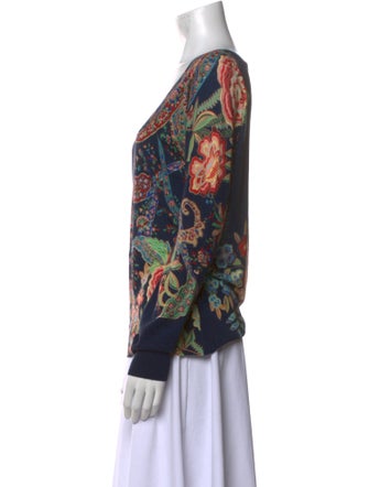 Etro Silk Paisley Print Blouse