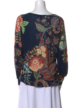 Etro Silk Paisley Print Blouse
