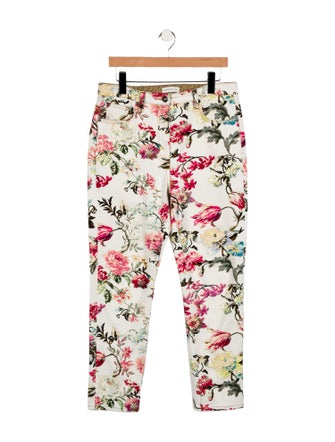 Etro High-Rise Straight Leg Jeans